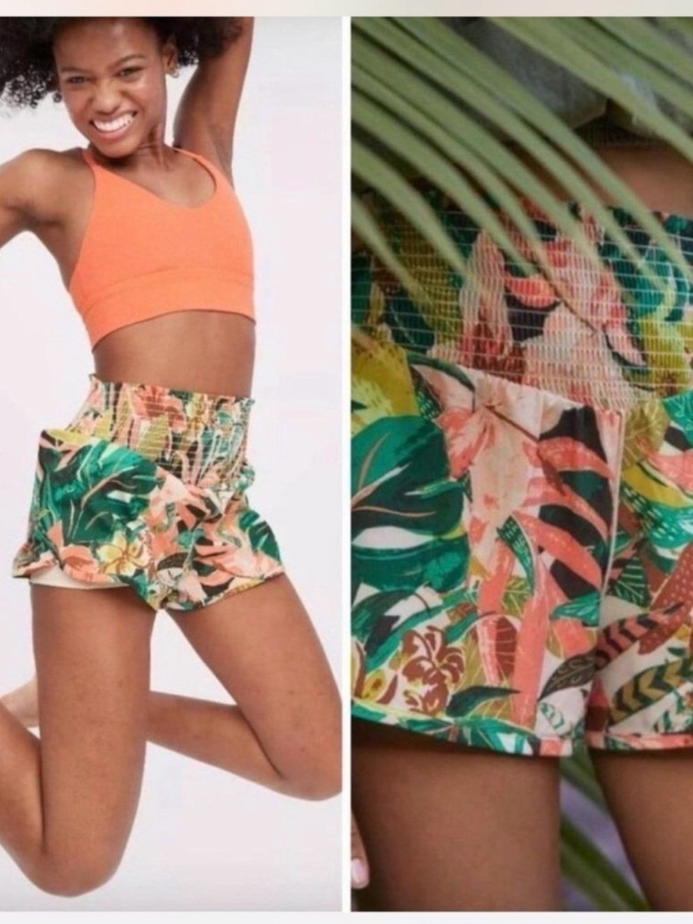 OFFLINE by Aerie Lined Smocked Shorts